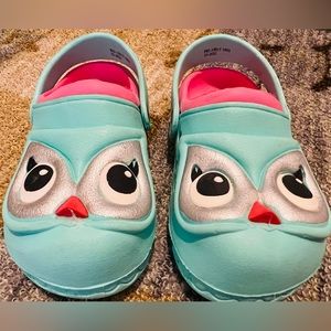 Toddler Girl Owl Crocs